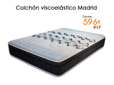 Colchón de gel y grafeno modelo Madrid con un 35% de descuento en Muebles Madrid, tu tienda de Muebles en Valencia y Madrid