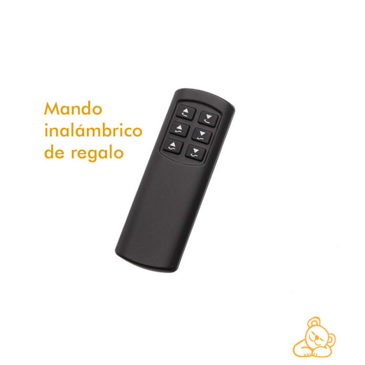 Canapé articulado con mando inalámbrico