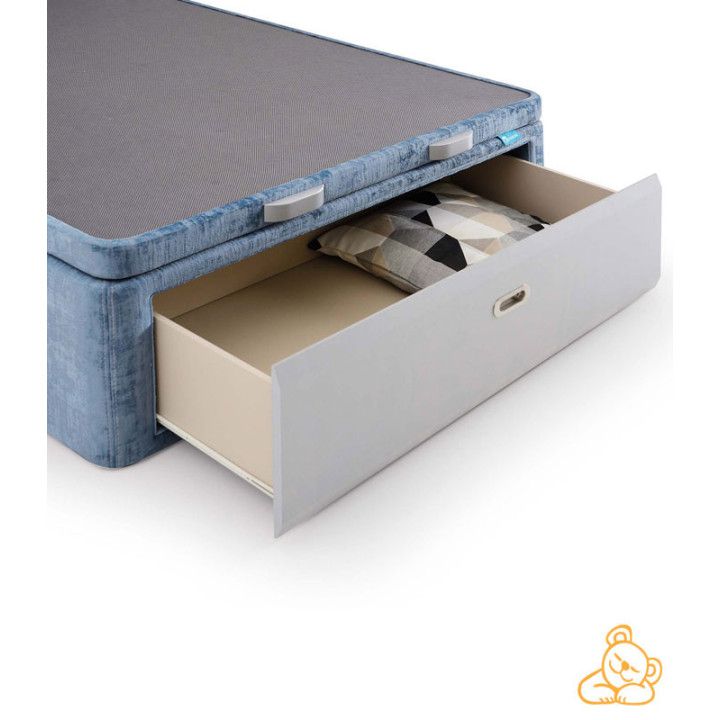 Cajón frontal de gran capacidad para canapé