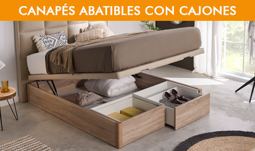 Canapés Abatibles con  Cajones - Milcolchones.com®