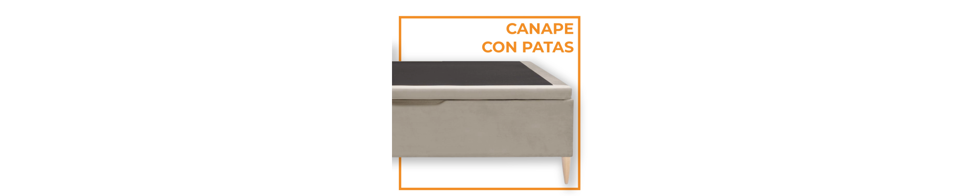 Canapé Abatible con Patas en Madrid - Milcolchones.com®