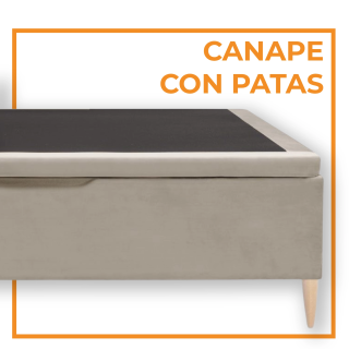 Canapés abatible con patas