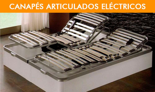 Canapés articulados eléctricos