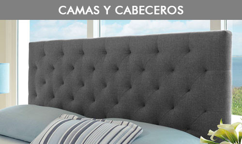 Cabeceros de cama tapizados baratos - Milcolchones®