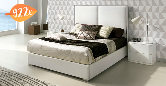 Promoción de la cama tapizada Andrea de LD Camas en Milcolchones