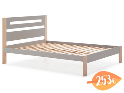 Promoción de la cama de madera Keisly de Marckerick en tu tienda de colchones en Madrid