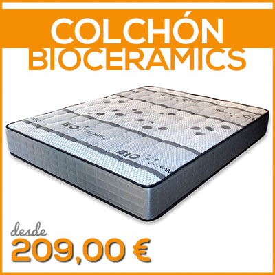 Colchón viscoelástico modelo Bioceramics en Madrid