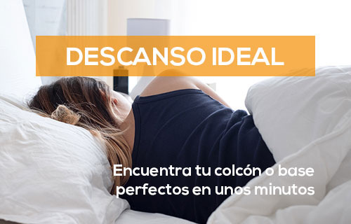 Encuentra tu colchón y base perfectas según tus gustos y preferencias al dormir.