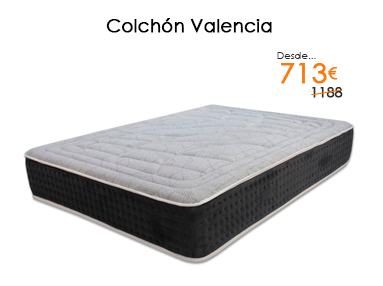 Colchón de muelles ensacados modelo Valencia con un 40% de descuento en Milcolchones, tu tienda de Colchones en Móstoles y Madrid