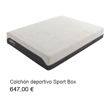 Oferta del colchón para personas deportistas modelo Sport Box en tu Tienda de almohadas en Móstoles