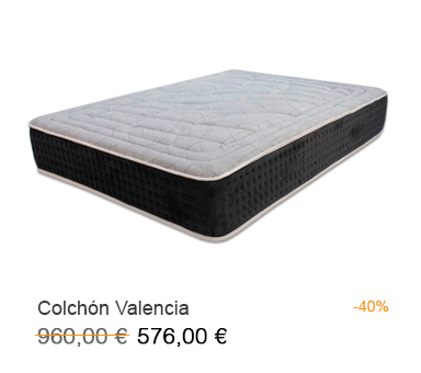 Colchón de muelles ensacados modelo Valencia en tu tienda de colchones en Madrid