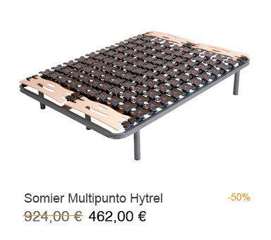 Somier multipunto modelo Hytrel en promoción en Milcolchones