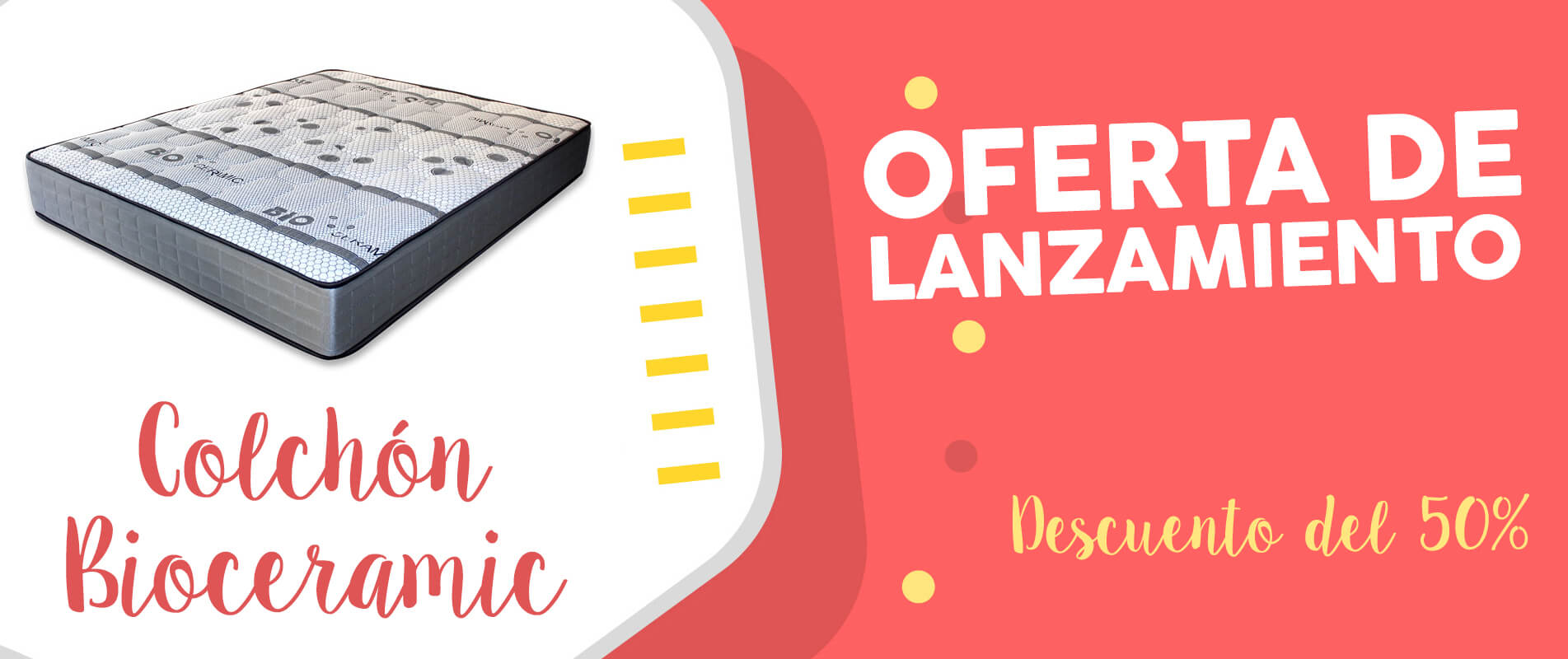 Colchón viscoelástico Bioceramic en oferta en Milcolchones.com